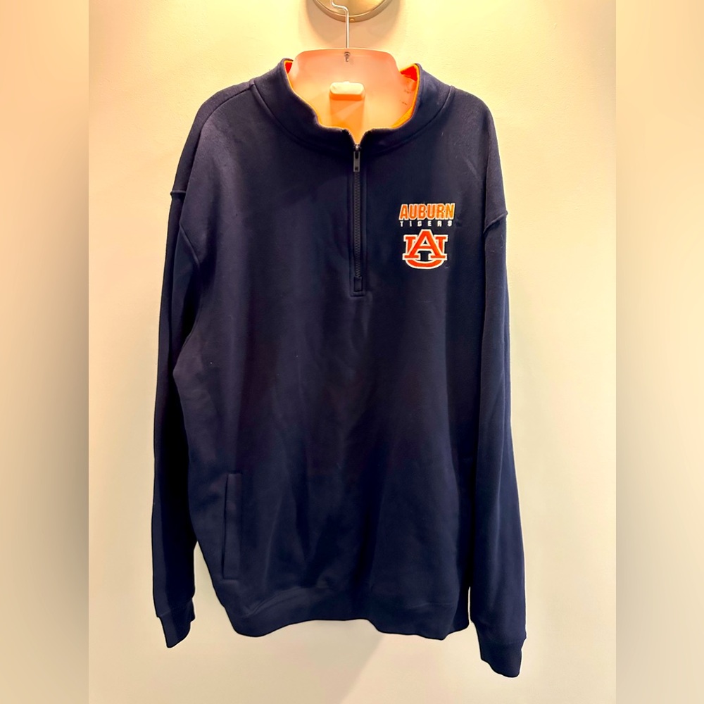 Auburn Collegiate Men’s 1/4 zip sweatshirt size XLarge Excellent condition
